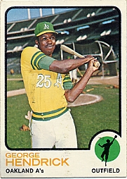 1973 Topps Baseball Cards      013      George Hendrick